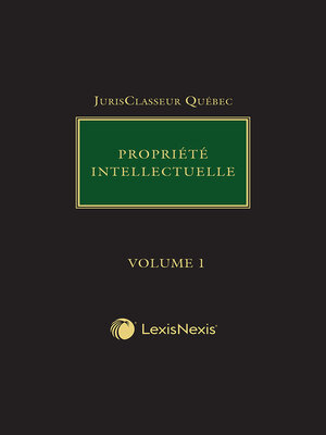 cover image of JCQ &#8212; Propriété intellectuelle